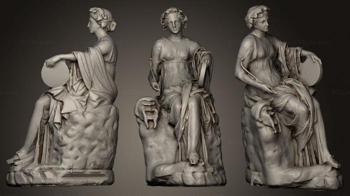Statues antique and historical (Thalia, STKA_1301) 3D models for cnc